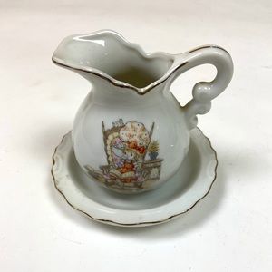 Small Pitcher and Saucer